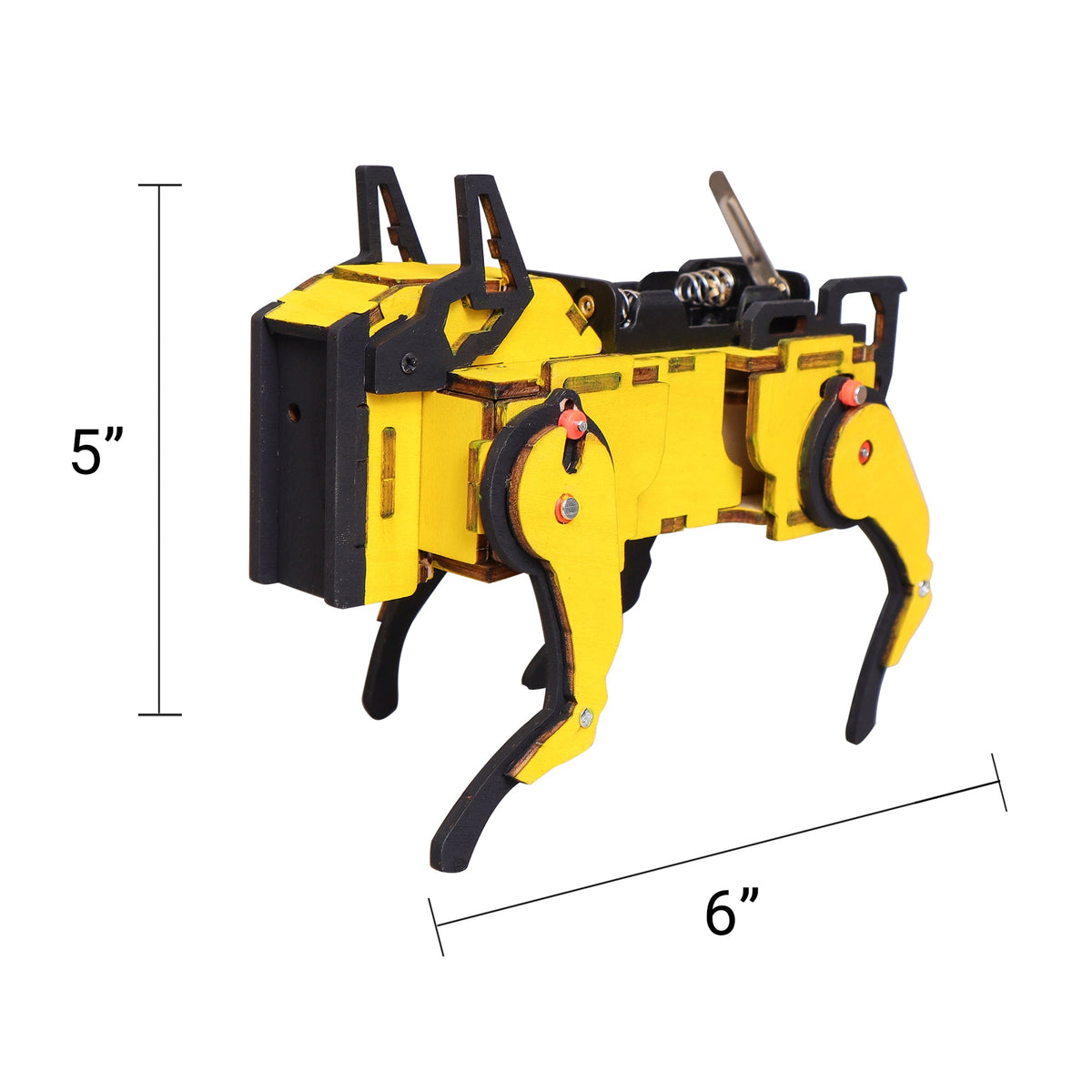 Robot Dog STEM Kit – Sound Activated DIY Toy by Kitsville, image 2 of 9