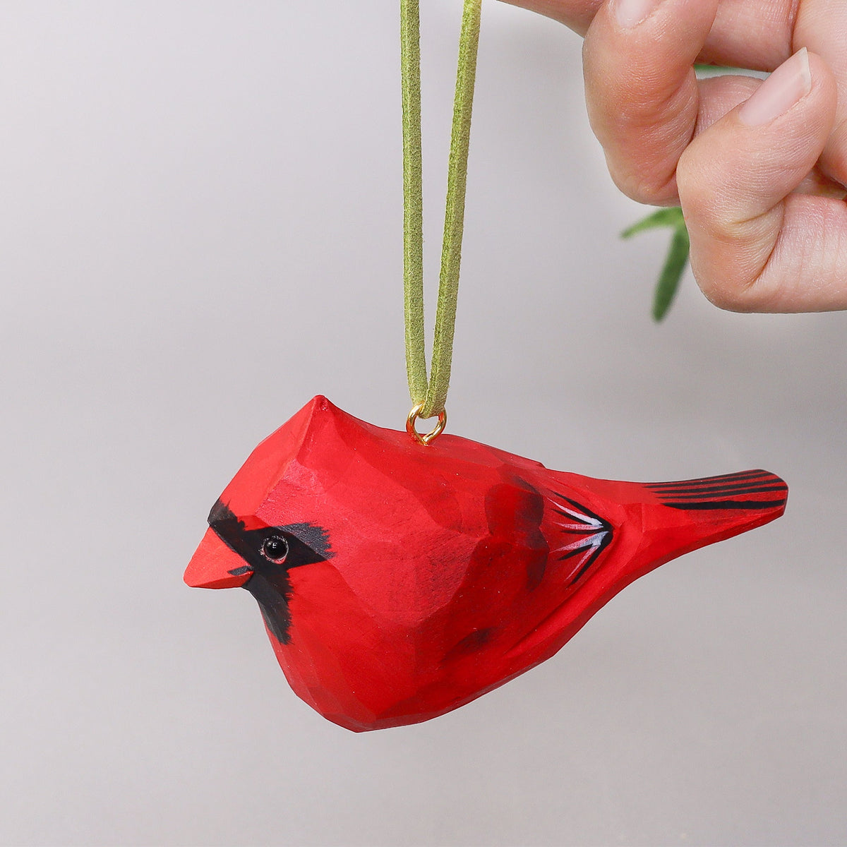 Hand-Carved Cardinal Bird DIY Painting Kit Craft Kit by Kitsville, image 5 of 8