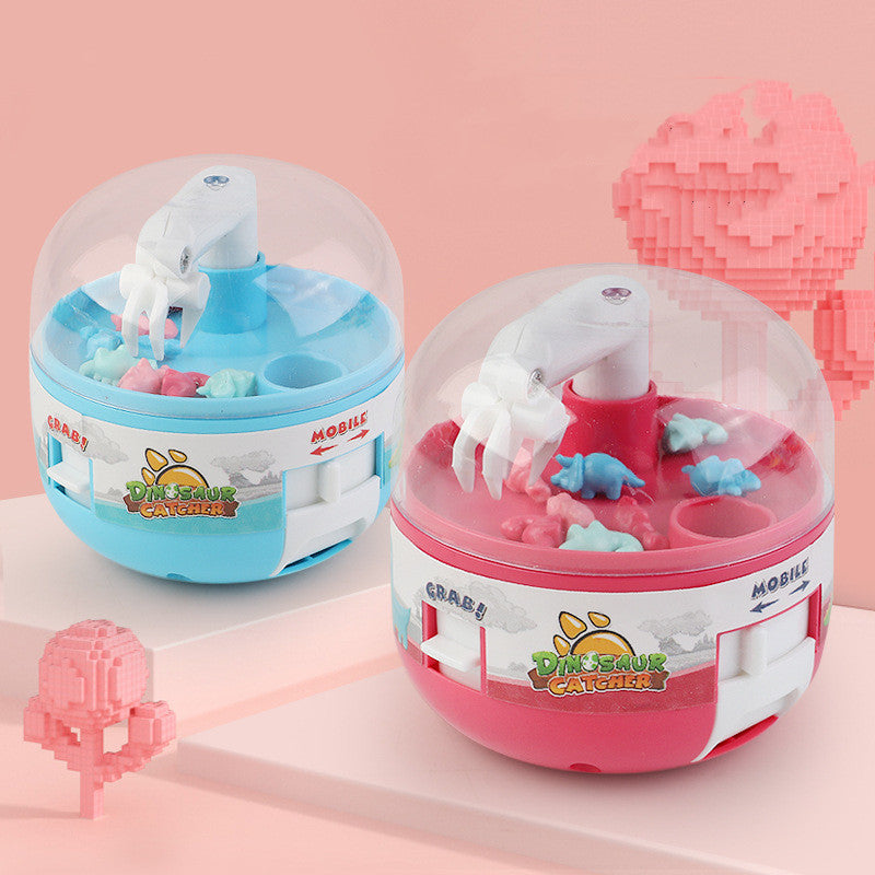mini dinosaur claw machine arcade game product photo showing the full item