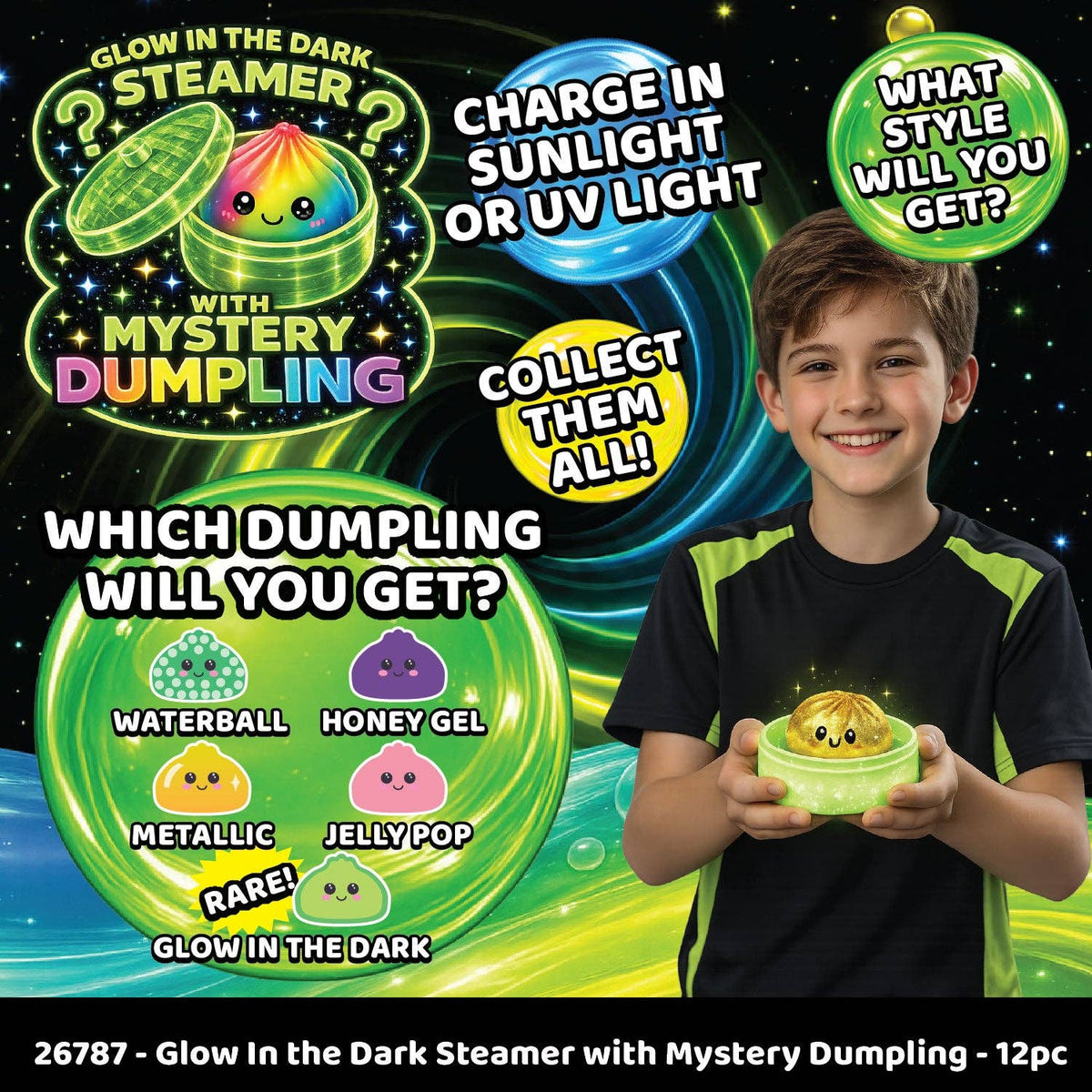 Mystery Dumpling Glow-in-the-Dark Steamer - product photo