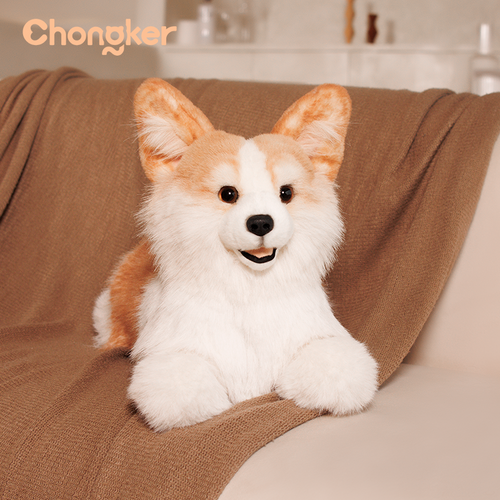 2.2lbs Corgi Dog Plush – Handmade Realistic Weighted for Dog Lovers  by Chongker, image 1 of 14
