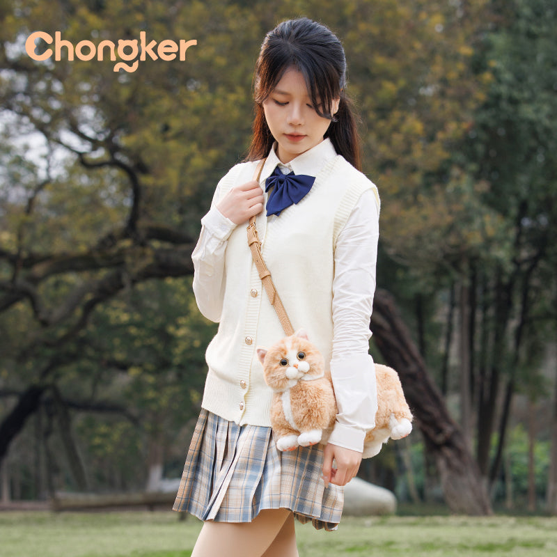 Ginger Cat Bag – Plush Shoulder Bag for Cat Lovers by Chongker, image 5 of 9