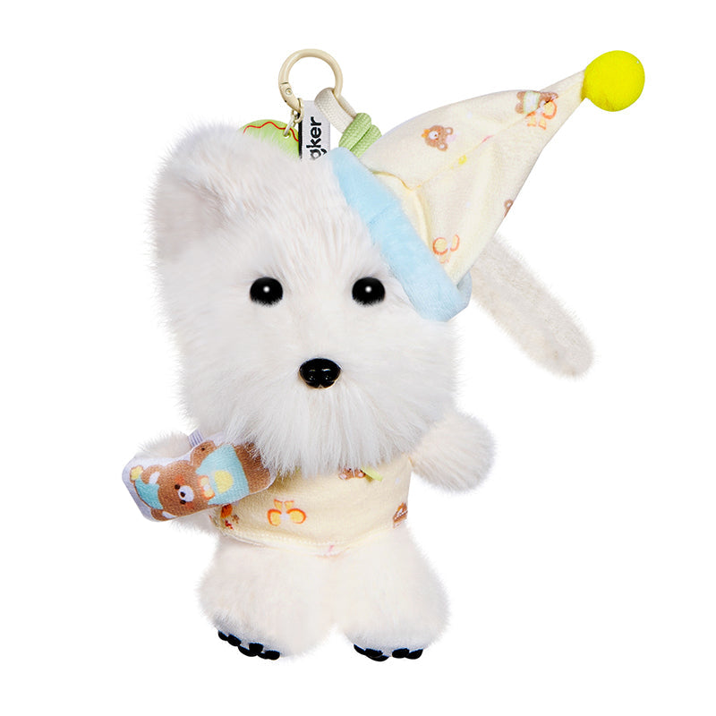 Westie Doggie Charms – Plush Dog Bag Charm by Chongker, image 1 of 4