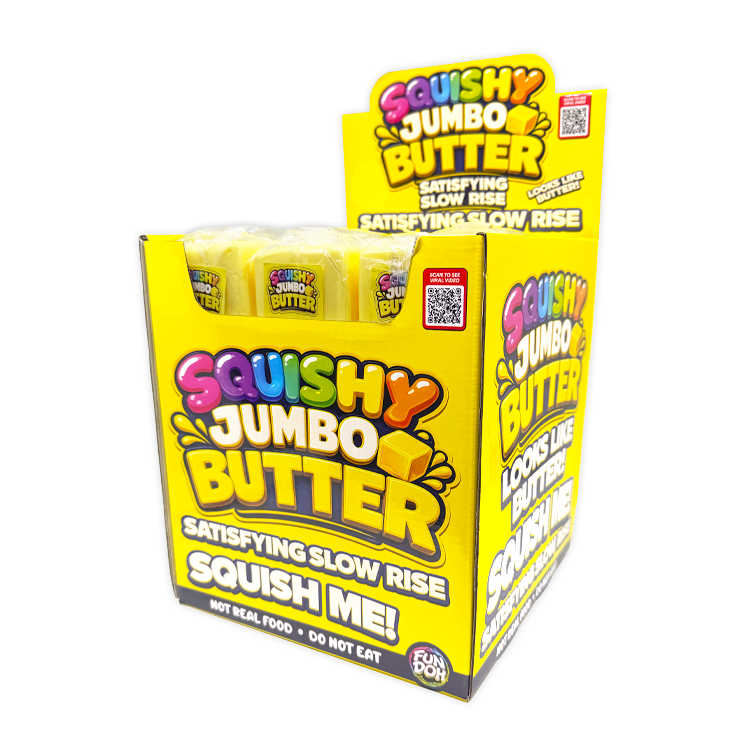 Jumbo Butter Stick Slow-Rise Squishy Toy, 10 Inches - product photo