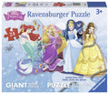 Disney Princess Shaped Jigsaw Puzzle with Ariel, Rapunzel, Cinderella & Belle