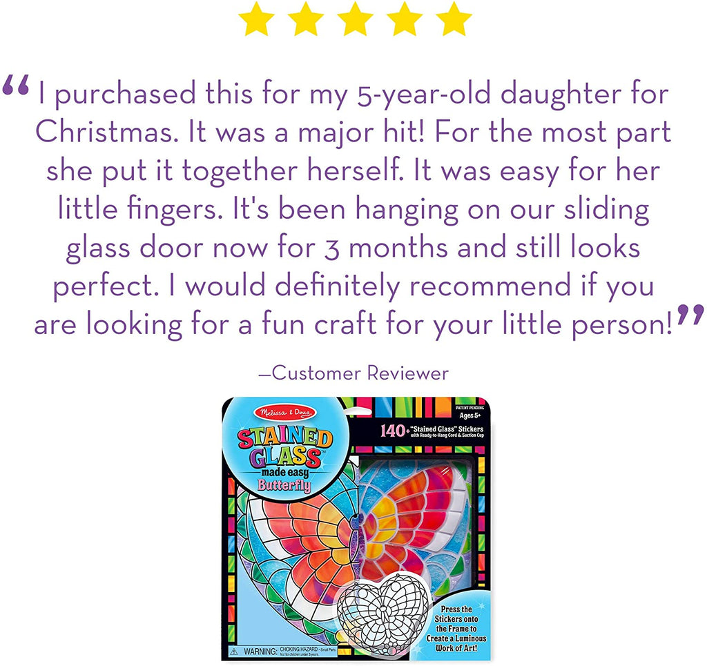 Butterfly Hearts Glass Art