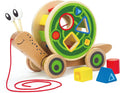 2-in-1 Wooden Snail Baby Push & Pull Walker