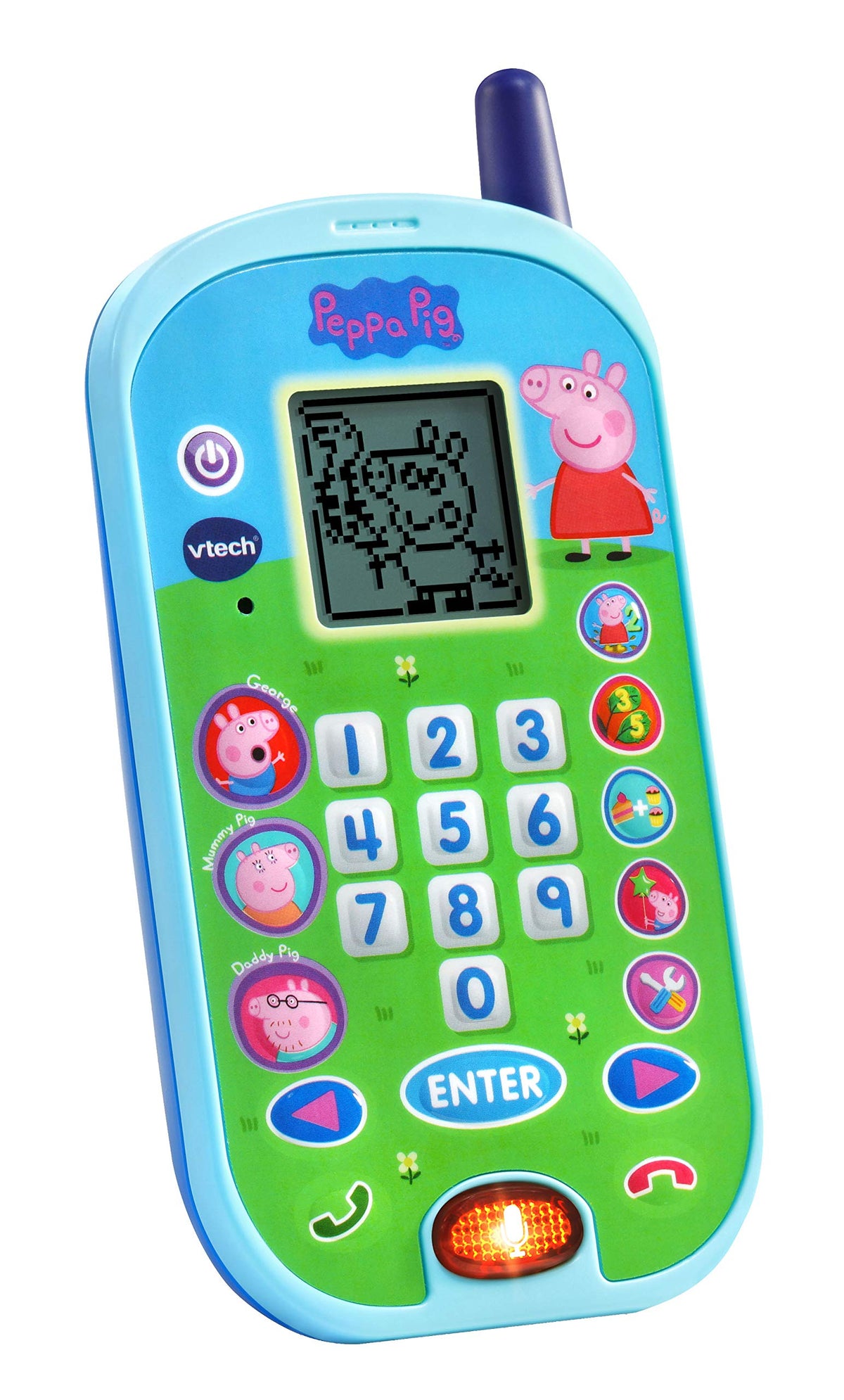 Peppa Pig Talking Learning Phone with 4 Math Games & LCD Screen
