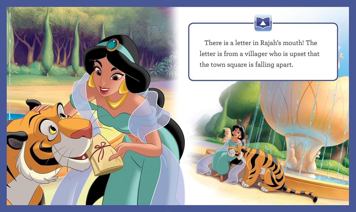 Disney Princess Me Reader 8-Book Library with Read-Aloud Module