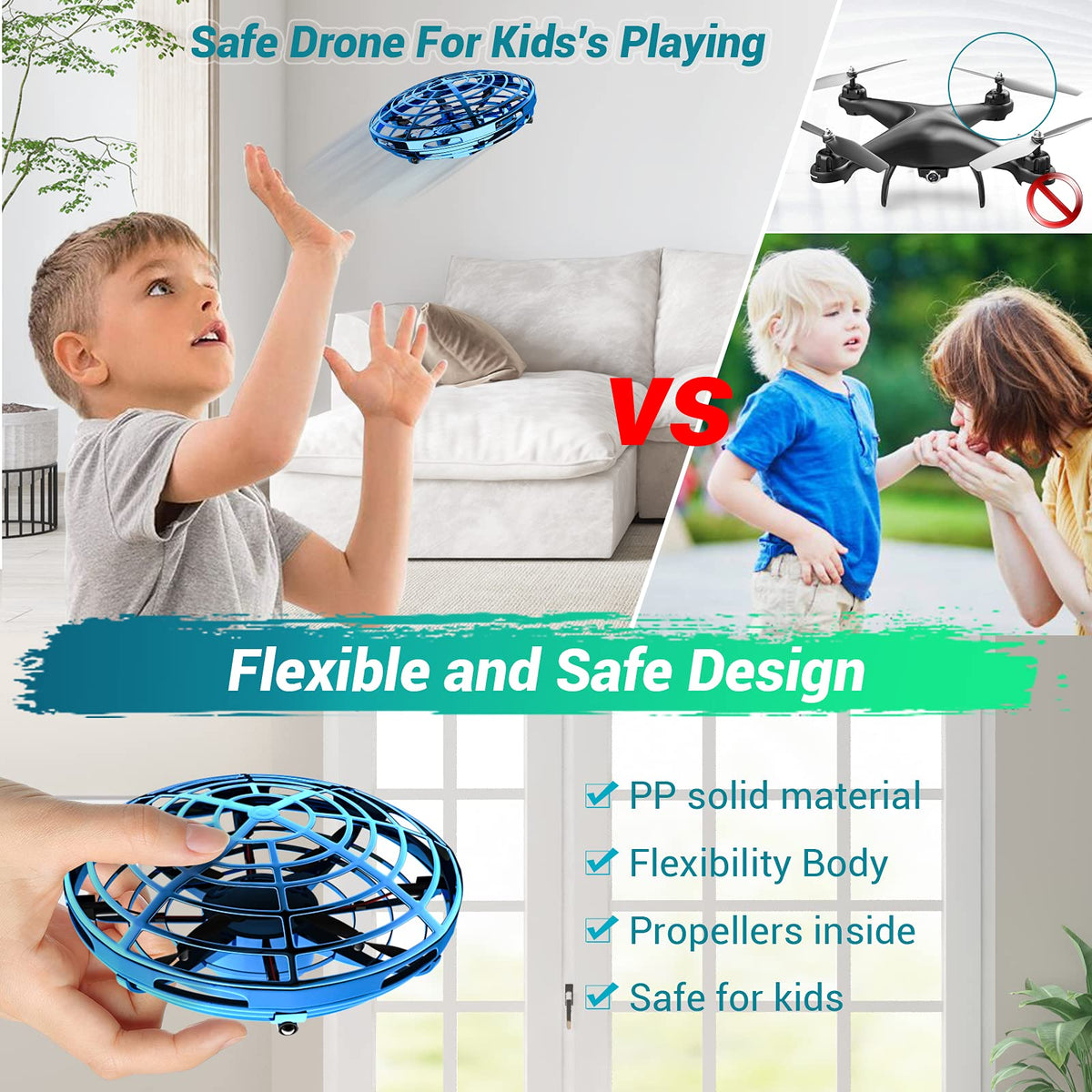 Interactive LED Rotating Drone