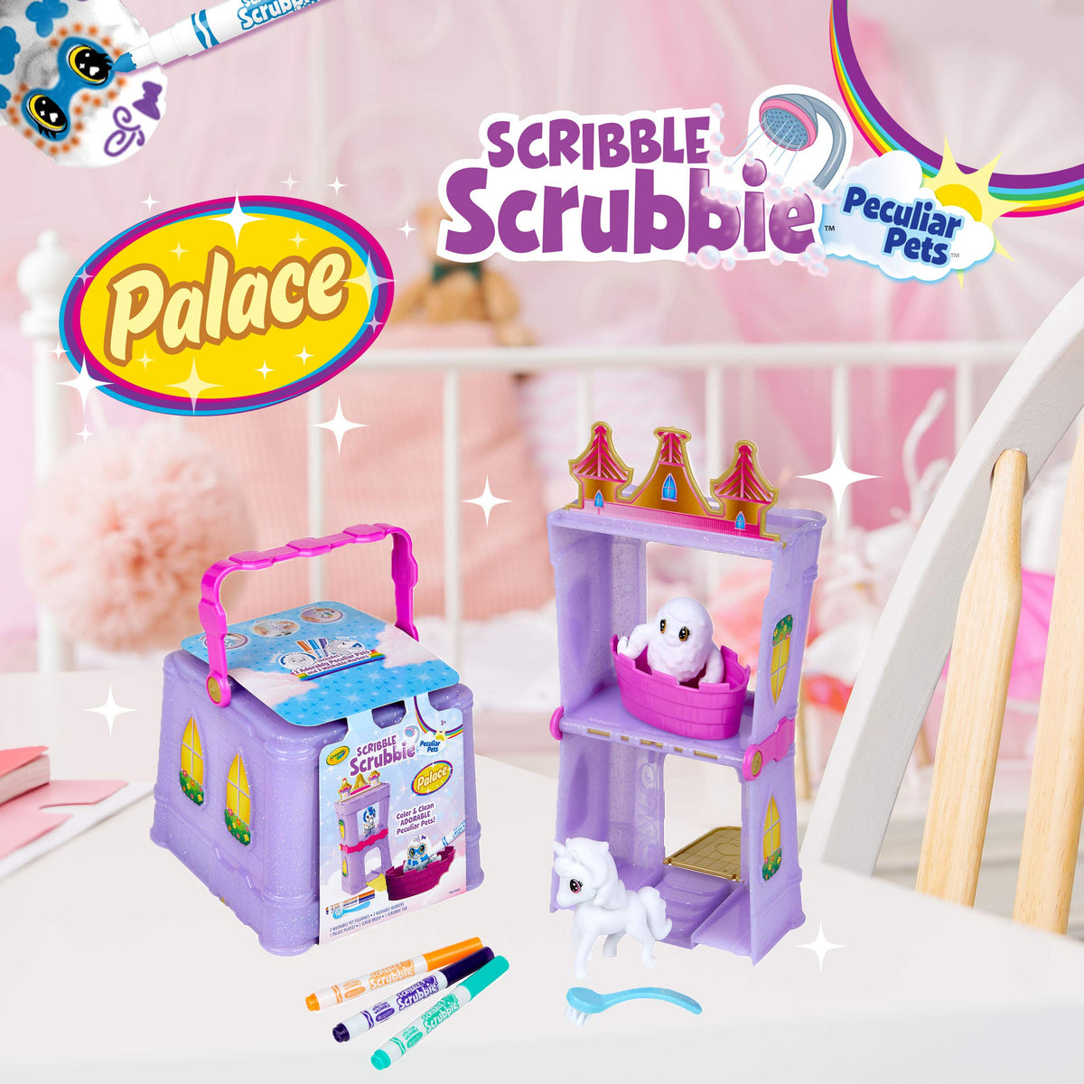 Scribble Scrubbie Peculiar Pets Palace retail box