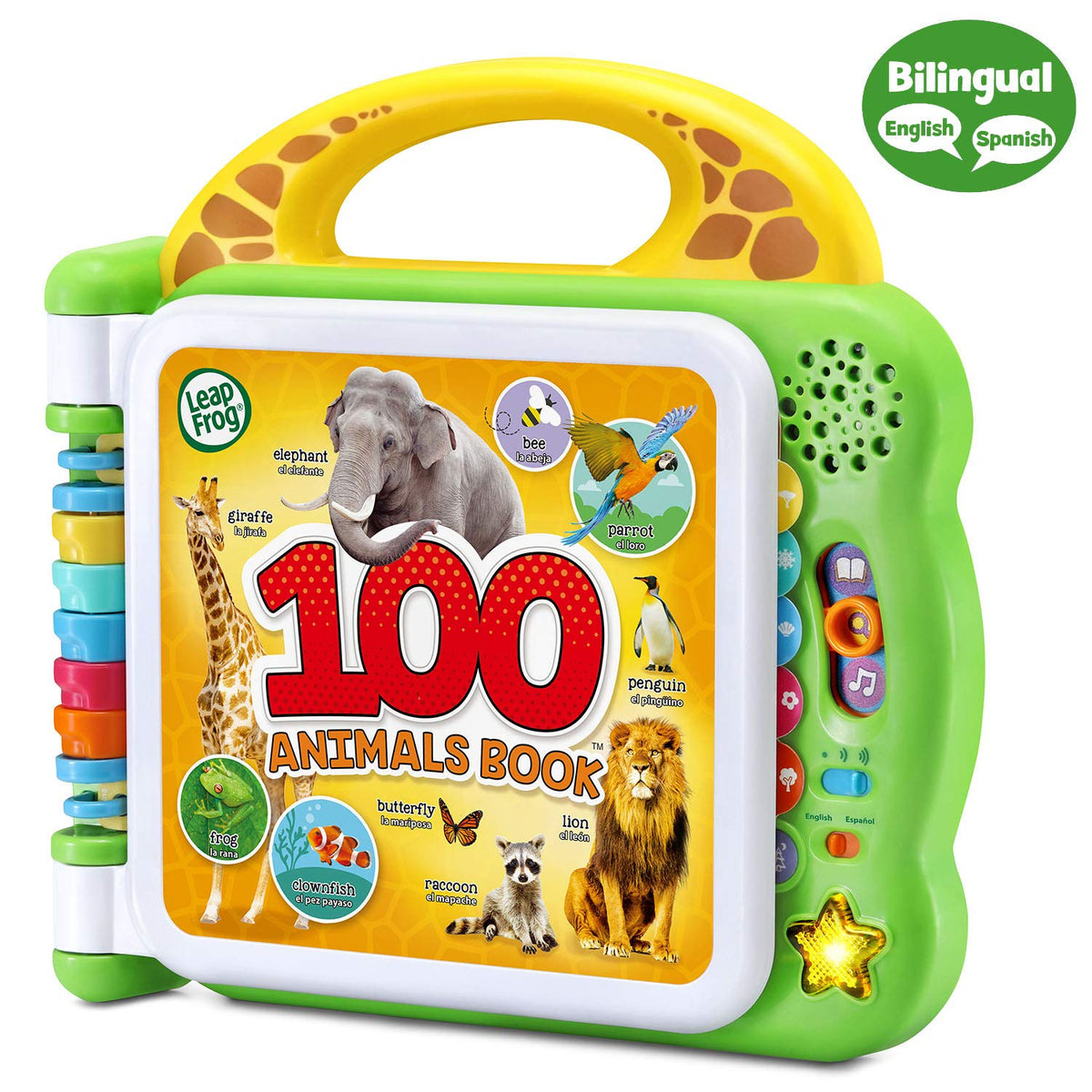 LeapFrog 100 Animals Book, Interactive Bilingual Learning Toy - product photo