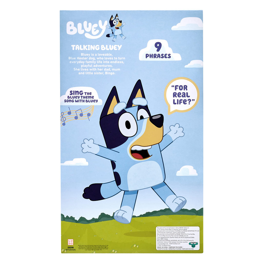 Talking Bluey - Interactive 13" Sing Along Plush
