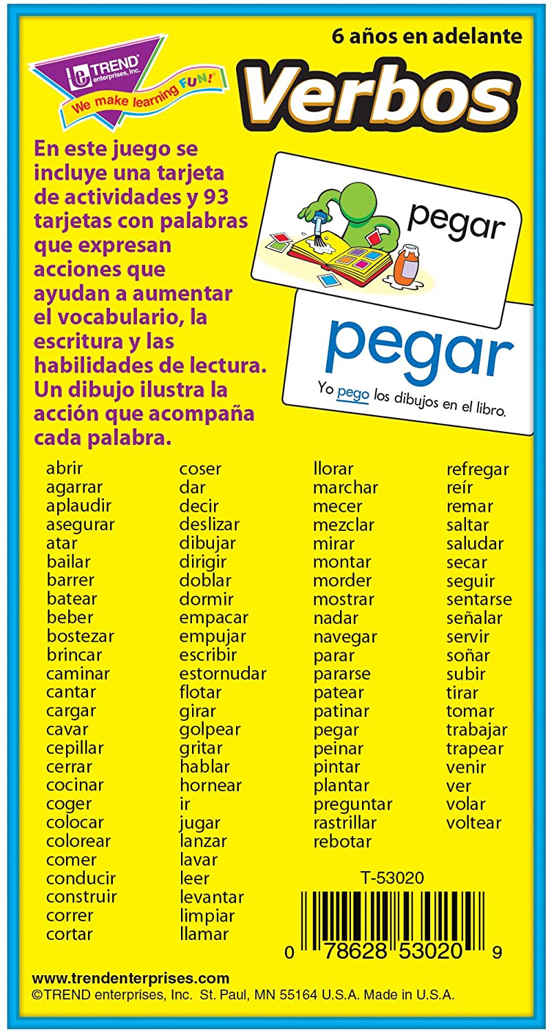 Spanish Verbs Flashcards