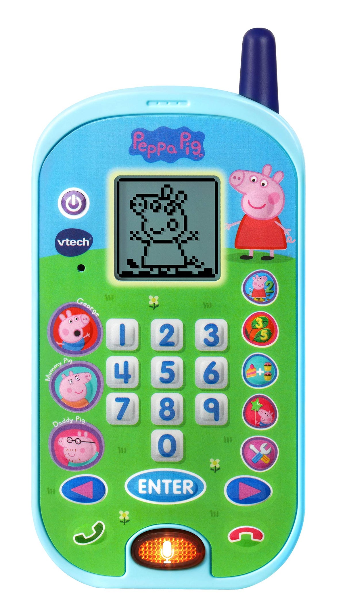 Peppa Pig Talking Learning Phone with 4 Math Games & LCD Screen
