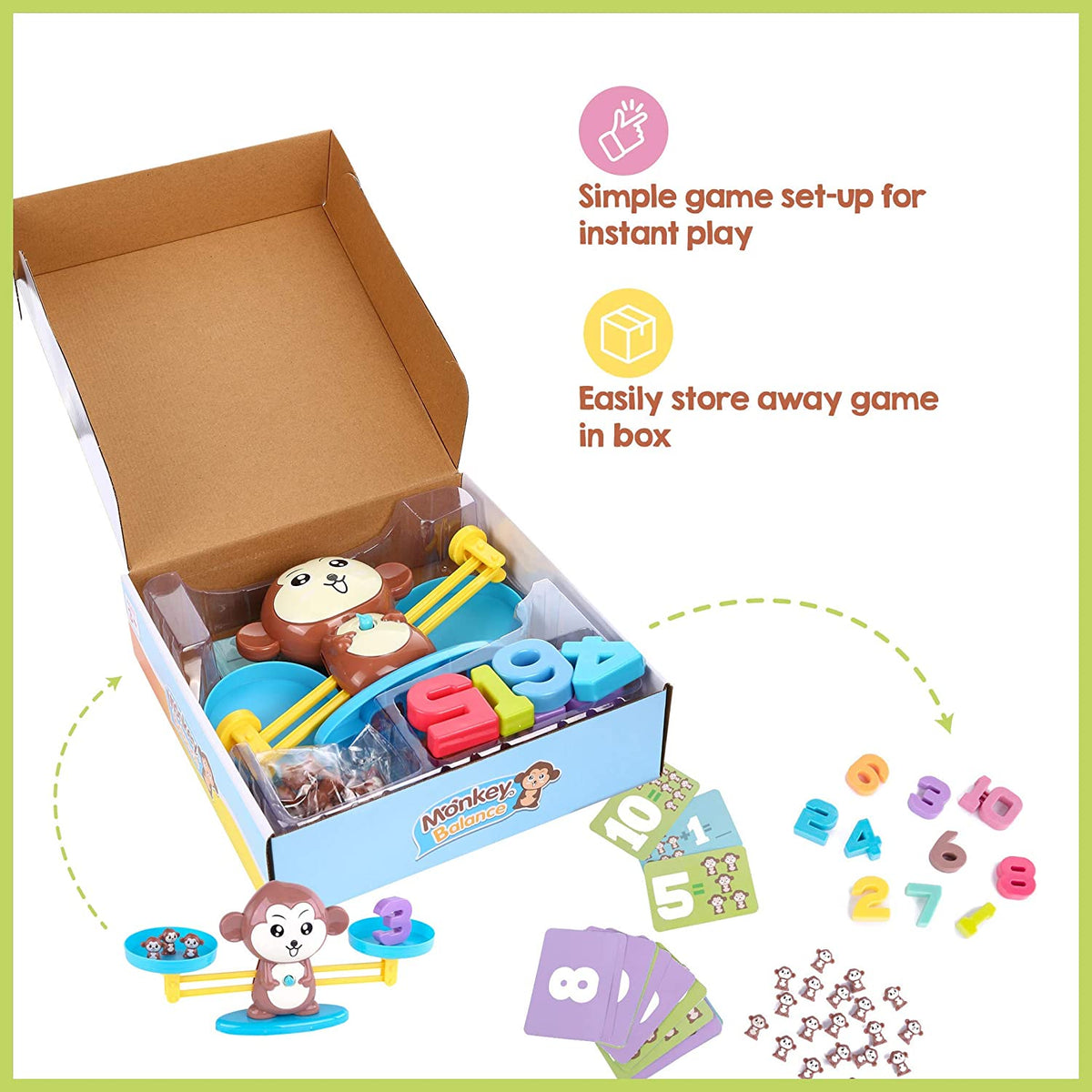 Monkey Balance Counting & Math Game