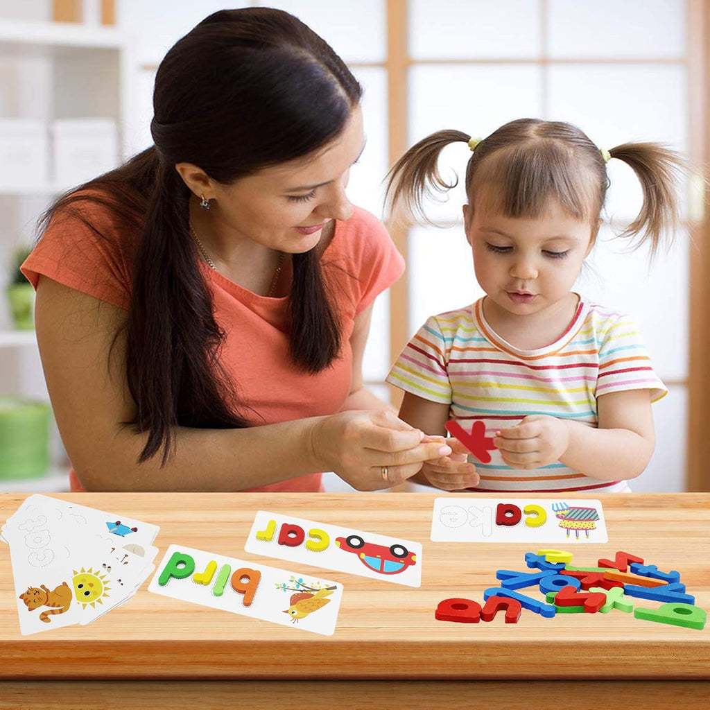Little Spellers Wooden Word Builder