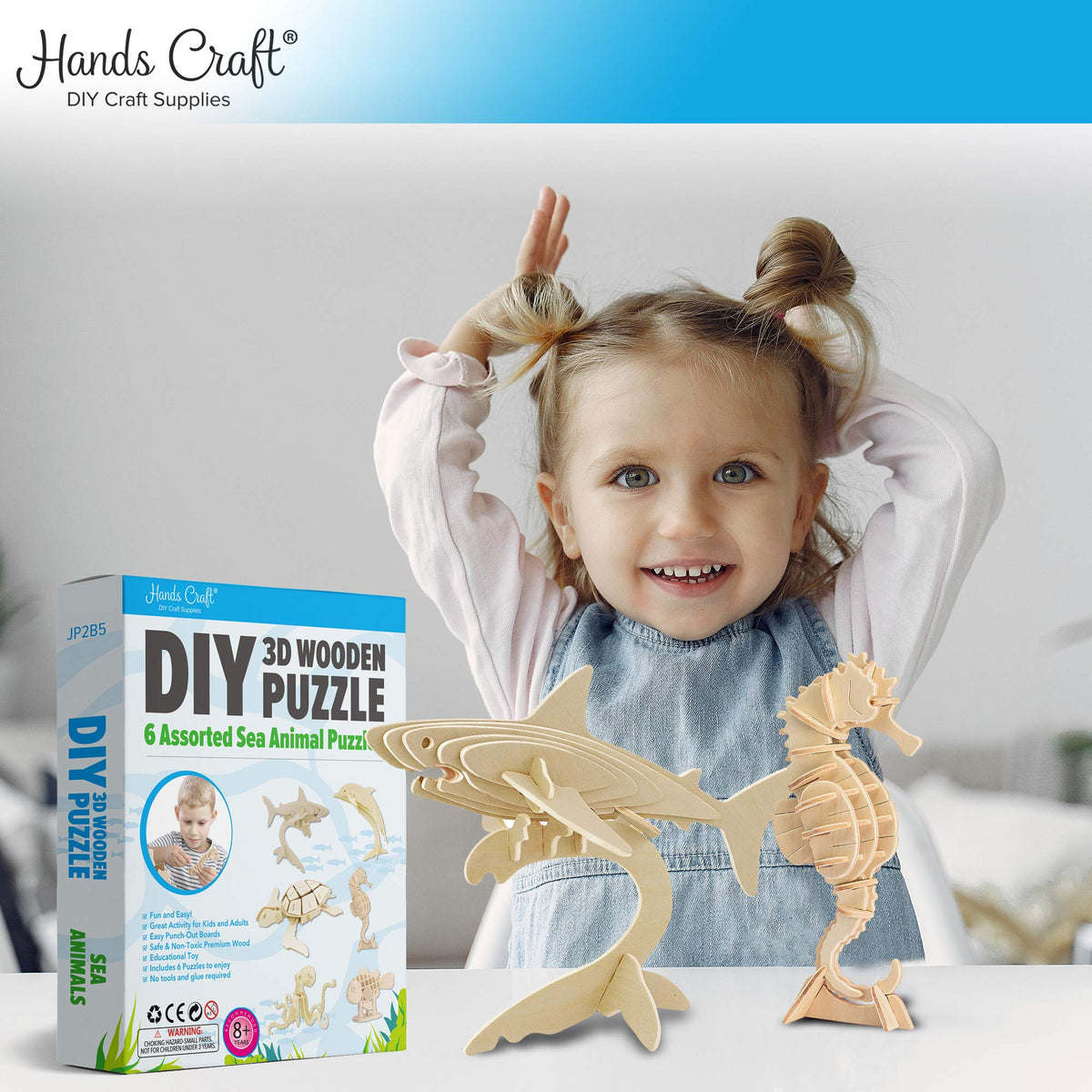 3D Sea Animals Puzzle