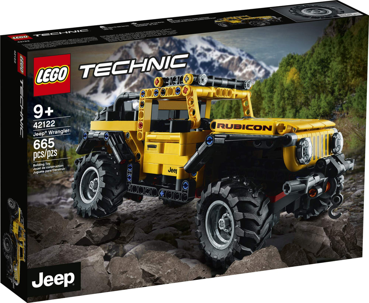 LEGO Technic Jeep Wrangler 4x4 Building Set (42122) - product photo