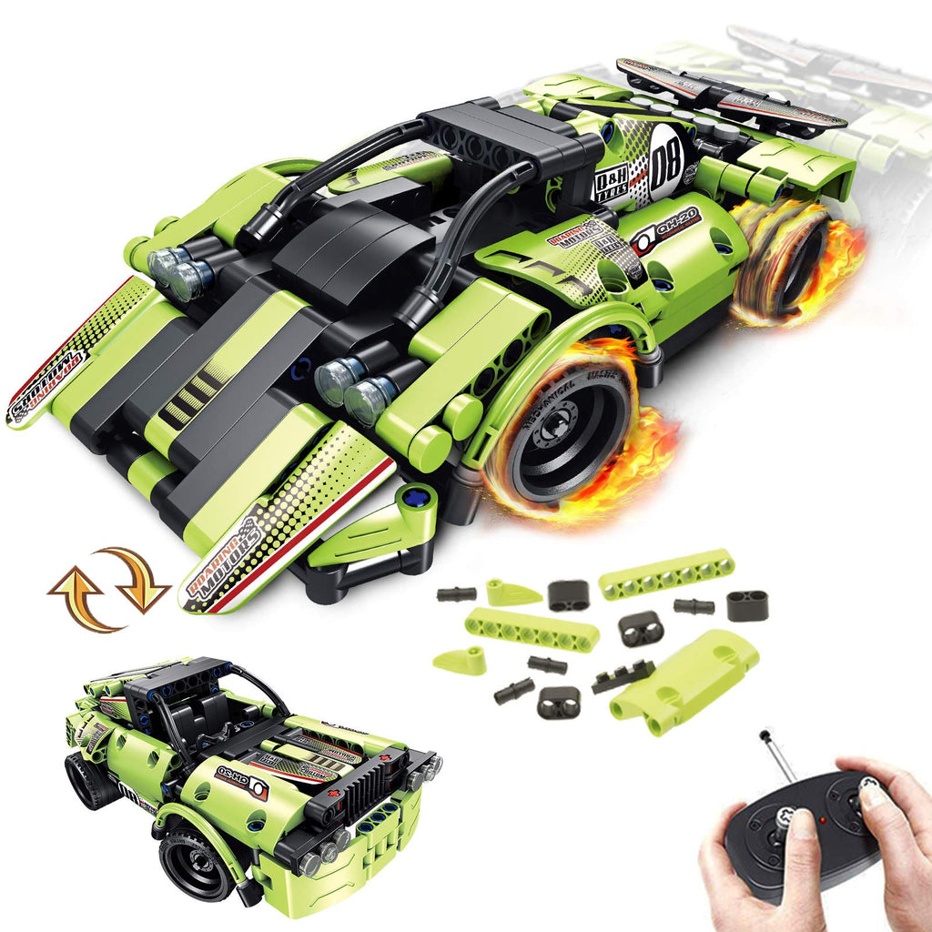 2-in-1 Buildable Remote-Control Race Car STEM Kit