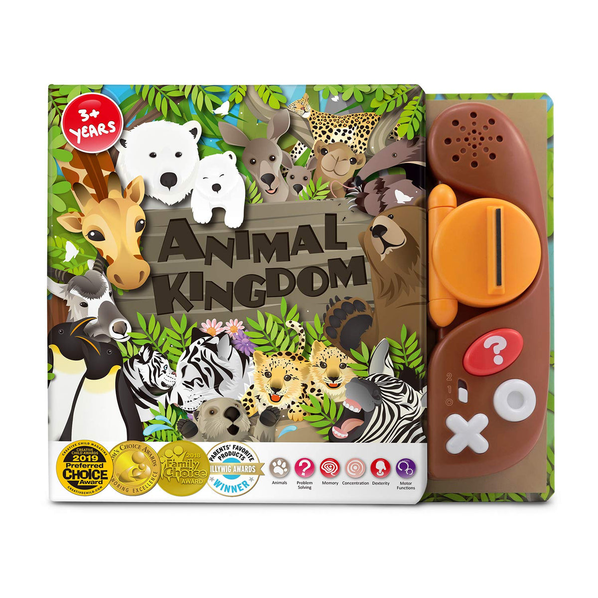 Interactive Animal Kingdom Reader with Quiz, Sounds & 27 Pages
