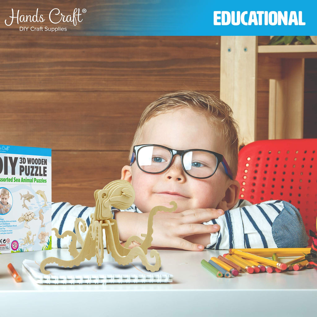 3D Sea Animals Puzzle