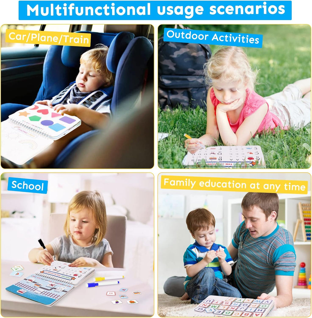 Montessori Color Learning Binder with 10 Preschool Activities