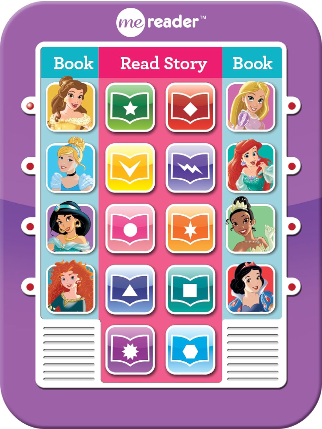 Disney Princess Me Reader 8-Book Library with Read-Aloud Module