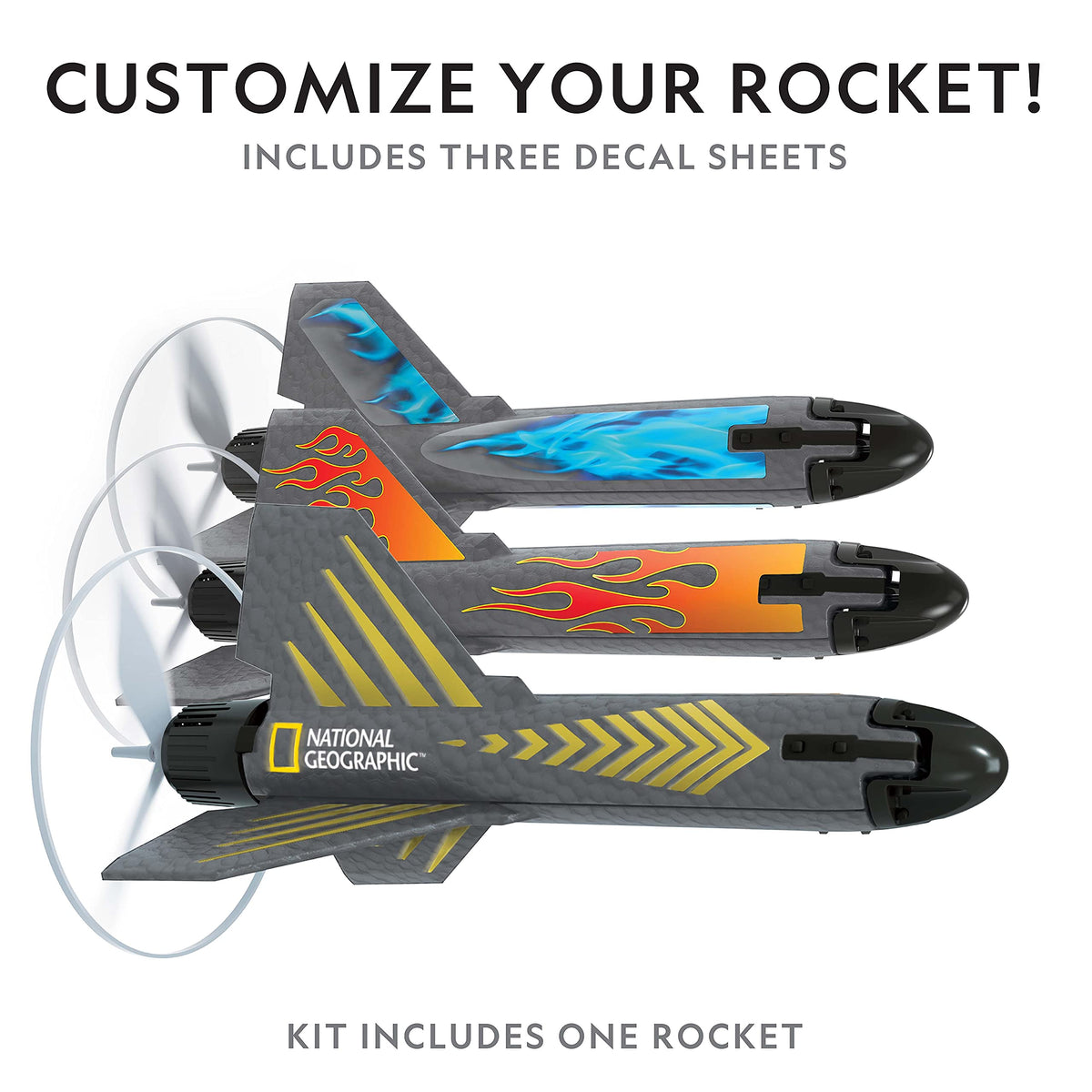 Motorized Self-Launching Rocket STEM Kit