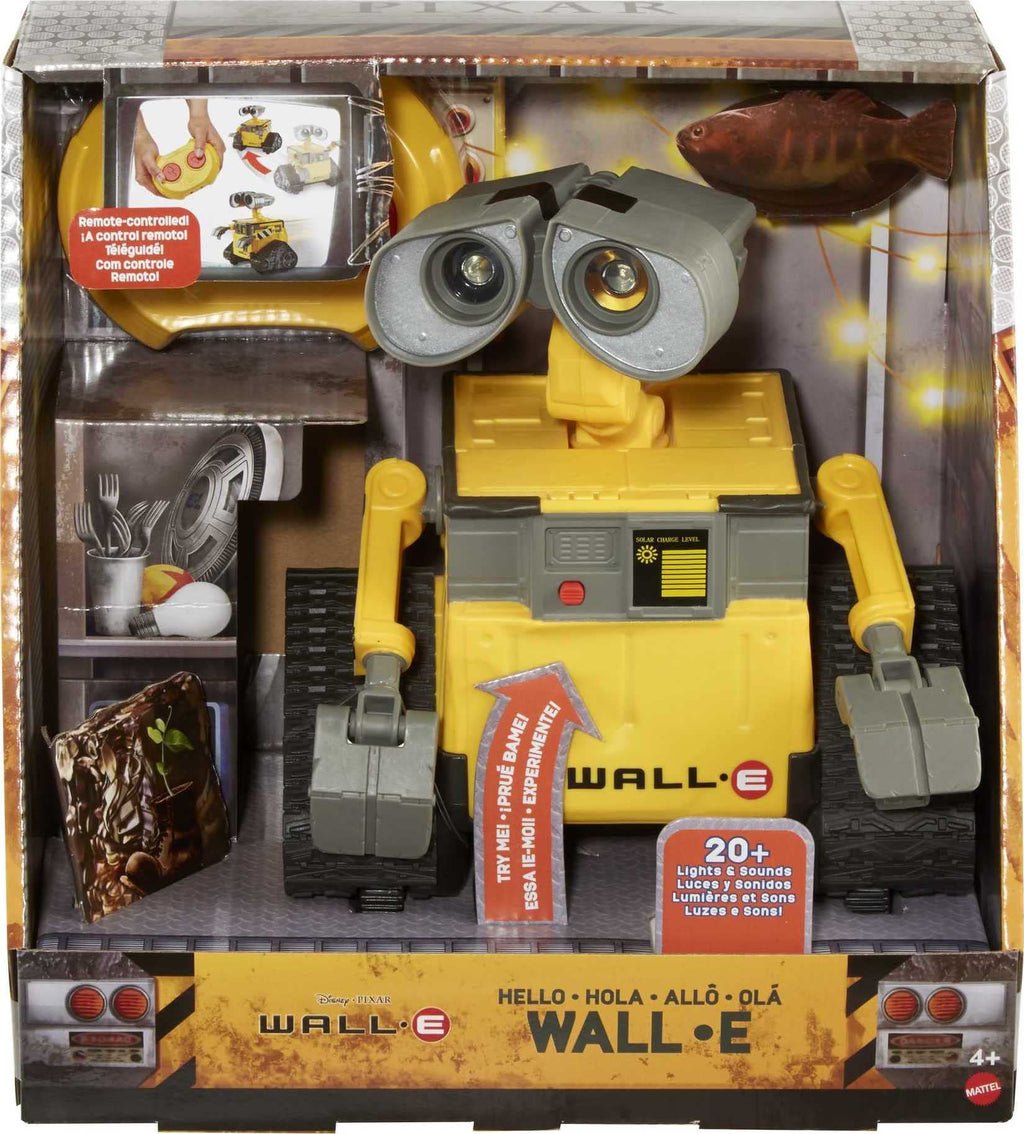 Disney Pixar WALL-E Remote-Control Robot with 20 Light & Sound Effects