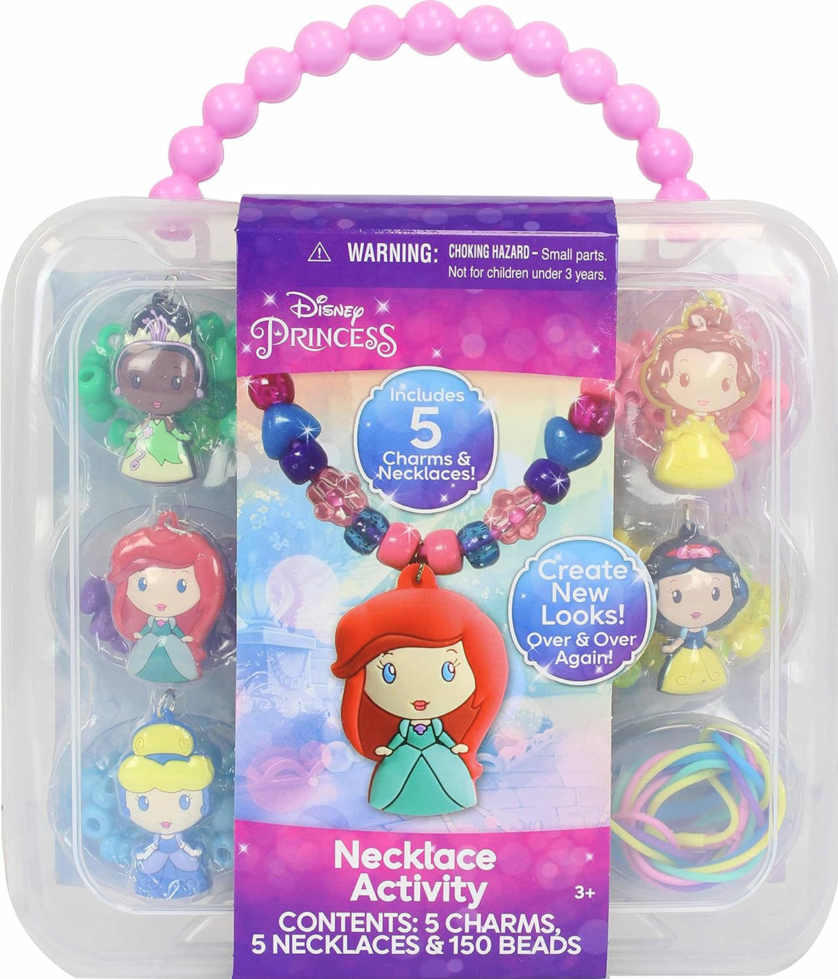 Kids Necklace-Making Kit with 5 Necklaces & 5 Character Charms