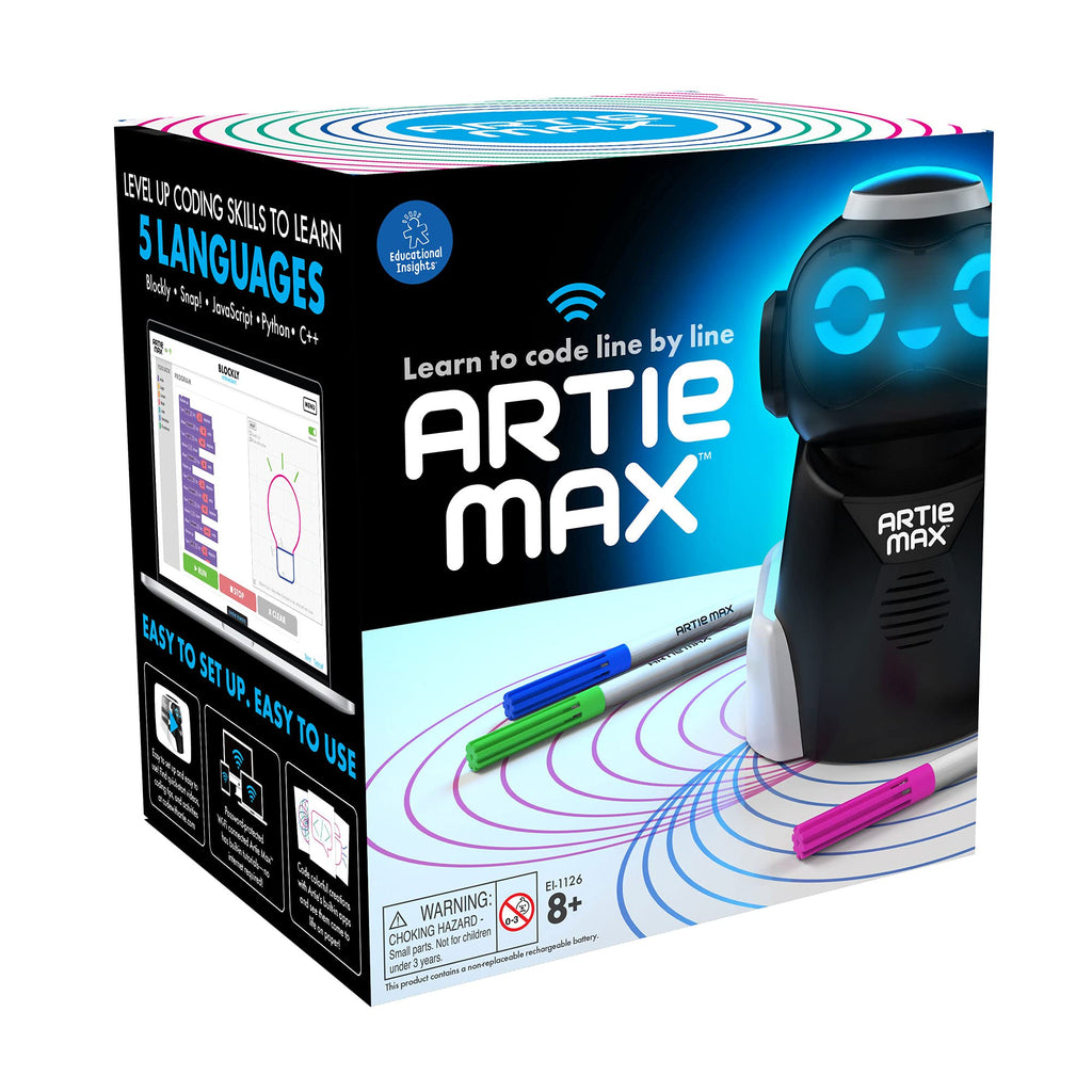 Educational Insights Artie Max Coding & Drawing Robot