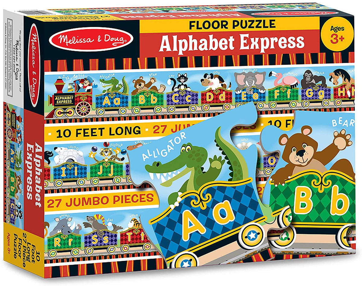 The Letter Train Puzzle Strips