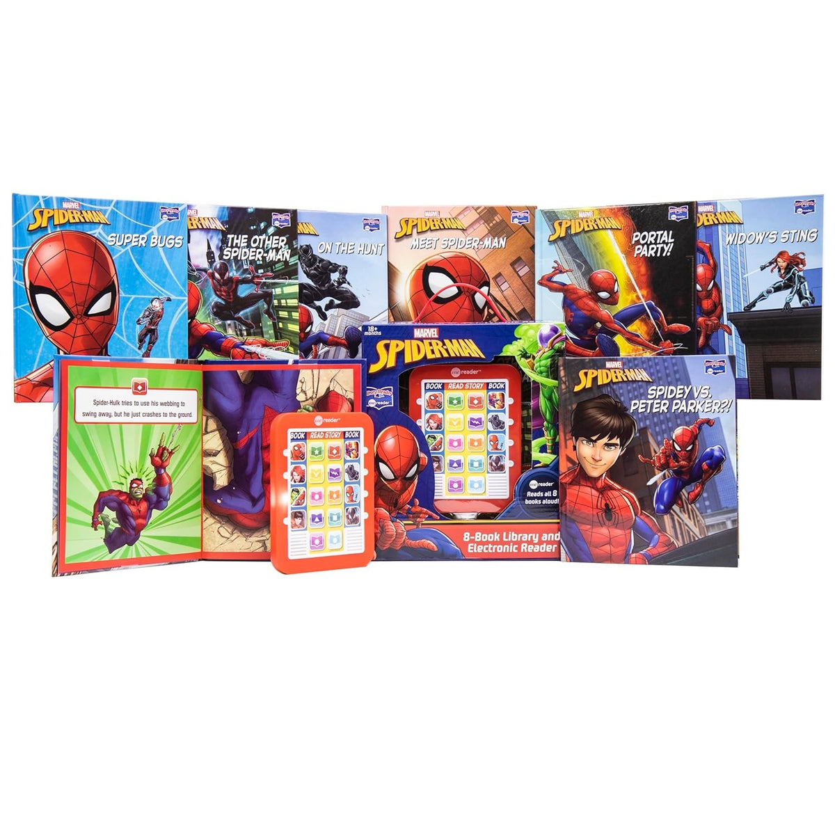 The Adventure of Spider-Man E-reader and Library