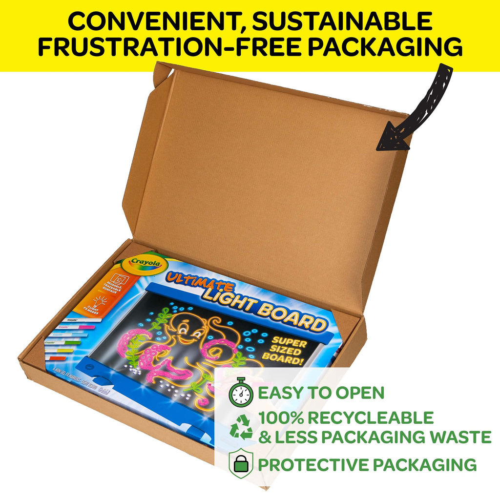 Light-Up Drawing & Tracing Board with Gel Markers and Storage