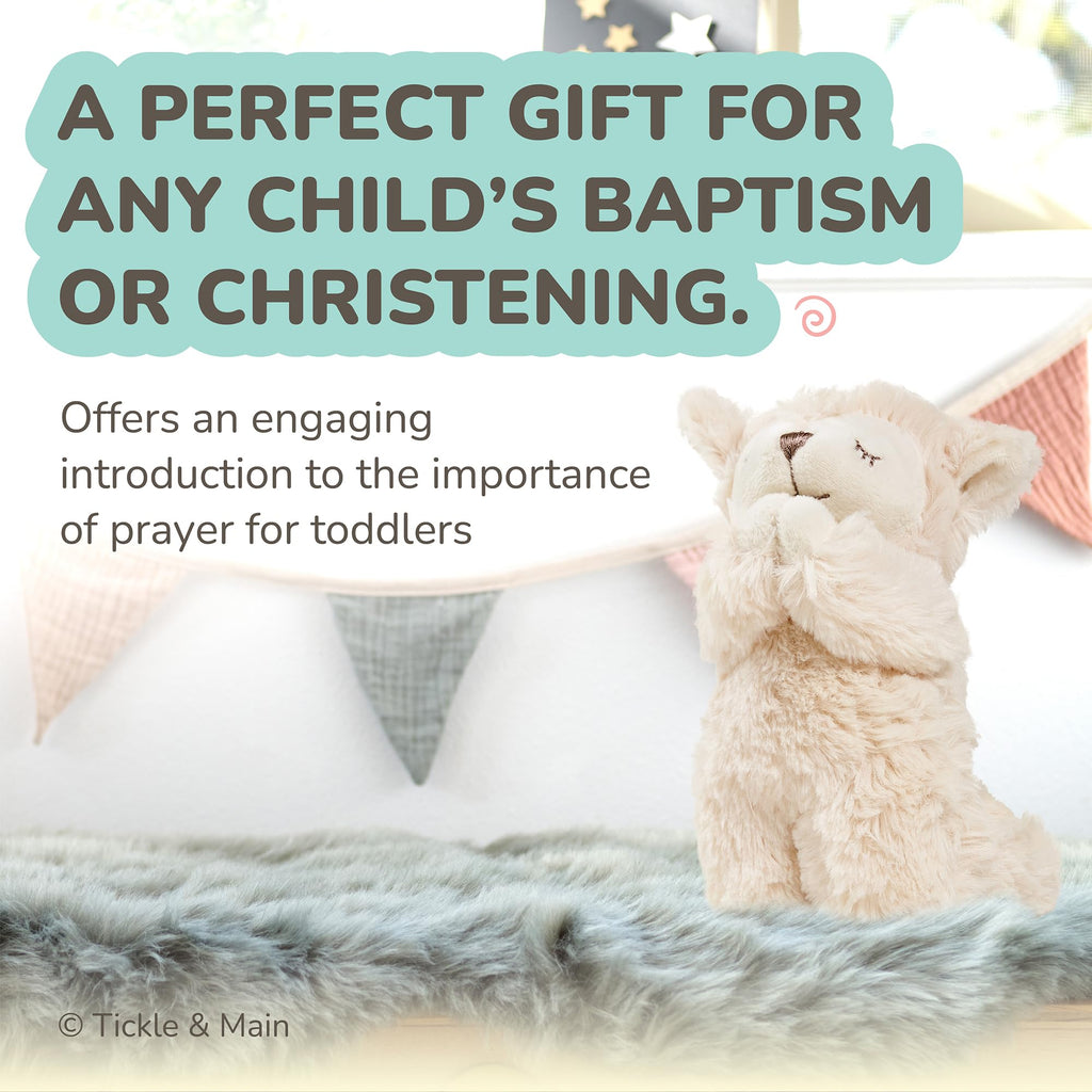 Sweet Prayers Gift Set: Plush Lamb & Bedtime Blessings Book for Baby’s Baptism