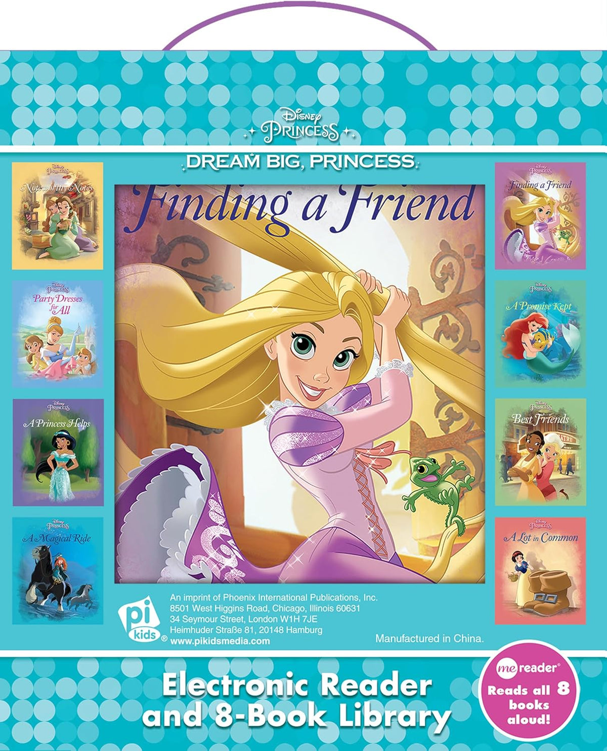 Disney Princess Me Reader 8-Book Library with Read-Aloud Module