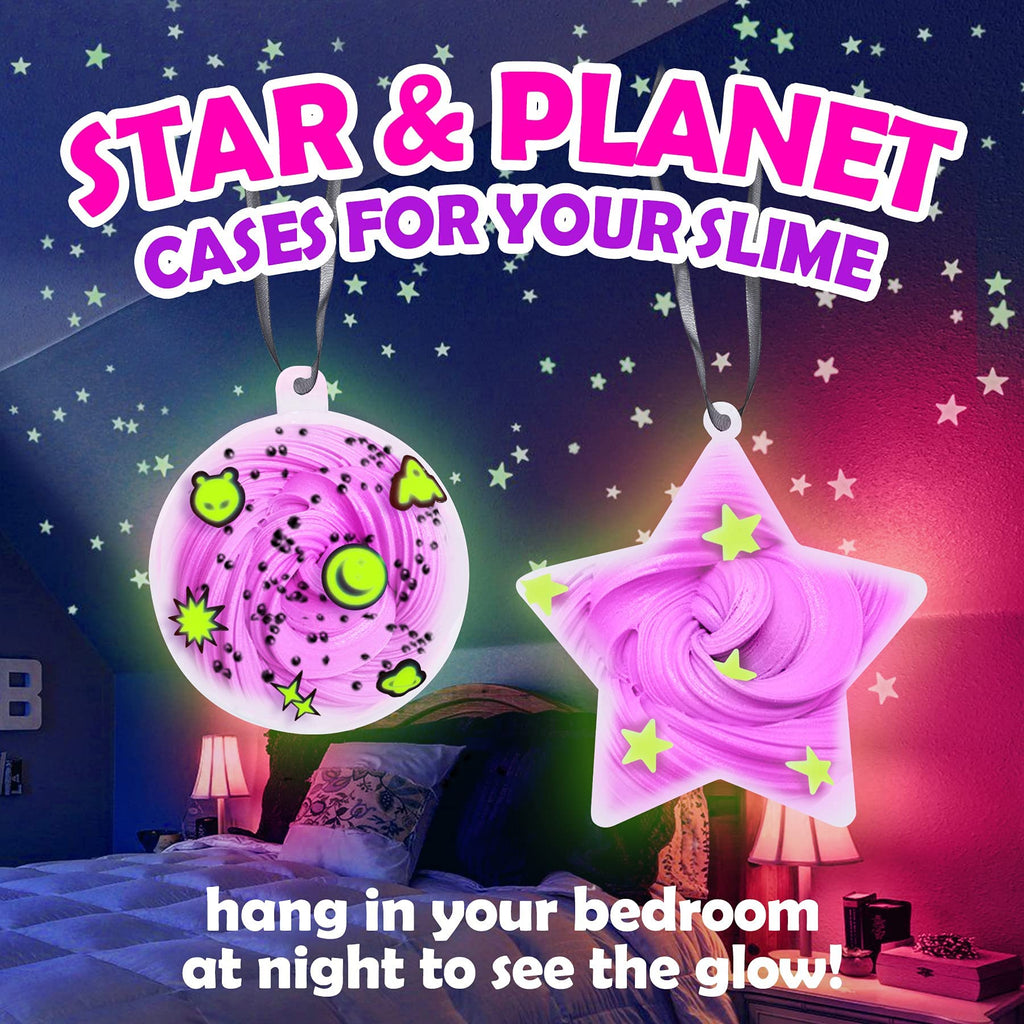 25-Piece Galaxy Glow-in-the-Dark Slime Making Kit