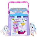 Crayola Pets Palace open with unicorn and yeti figurines