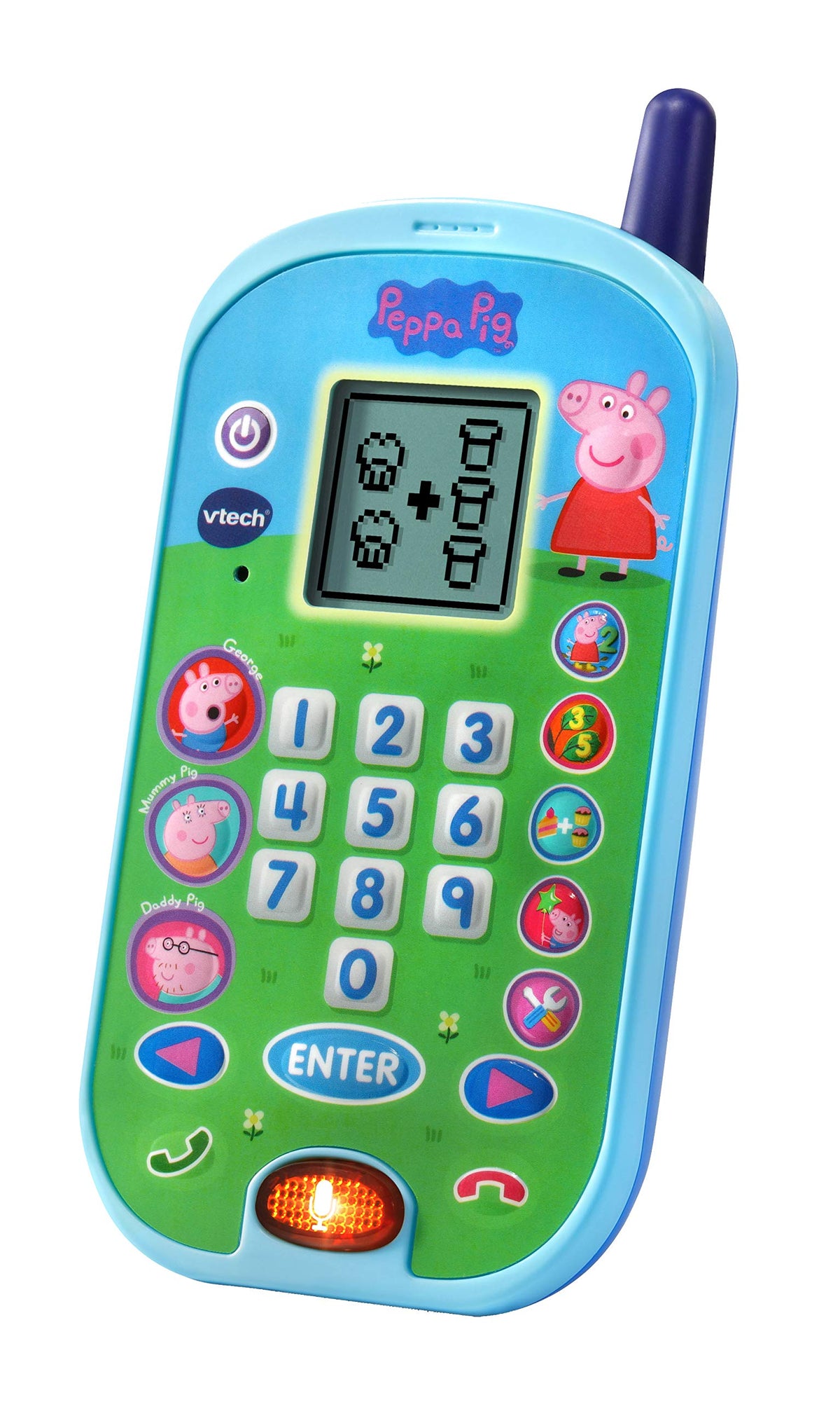 Peppa Pig Talking Learning Phone with 4 Math Games & LCD Screen
