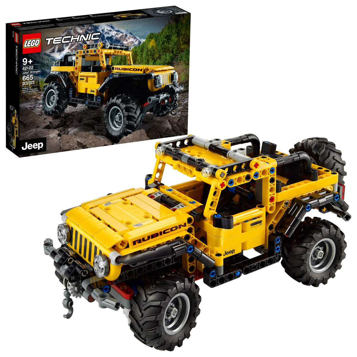 LEGO Technic Jeep Wrangler 4x4 Building Set (42122) - product photo