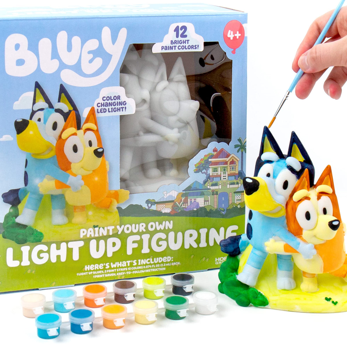 Bluey & Bingo Paint Your Own Night Lamp Art Set