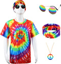 70s Hippie Costume Set (4pc, Ages 4–12) — product photo 1 of 6