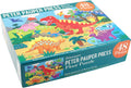 Let the Dinos Loose 48-Piece Dinosaur Floor Puzzle, 36 × 24 Inches