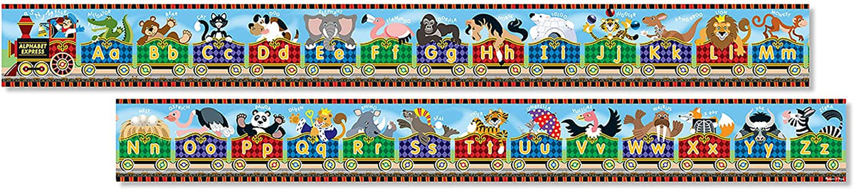 The Letter Train Puzzle Strips
