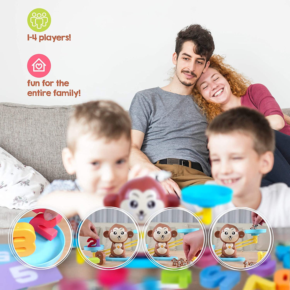 Monkey Balance Counting & Math Game