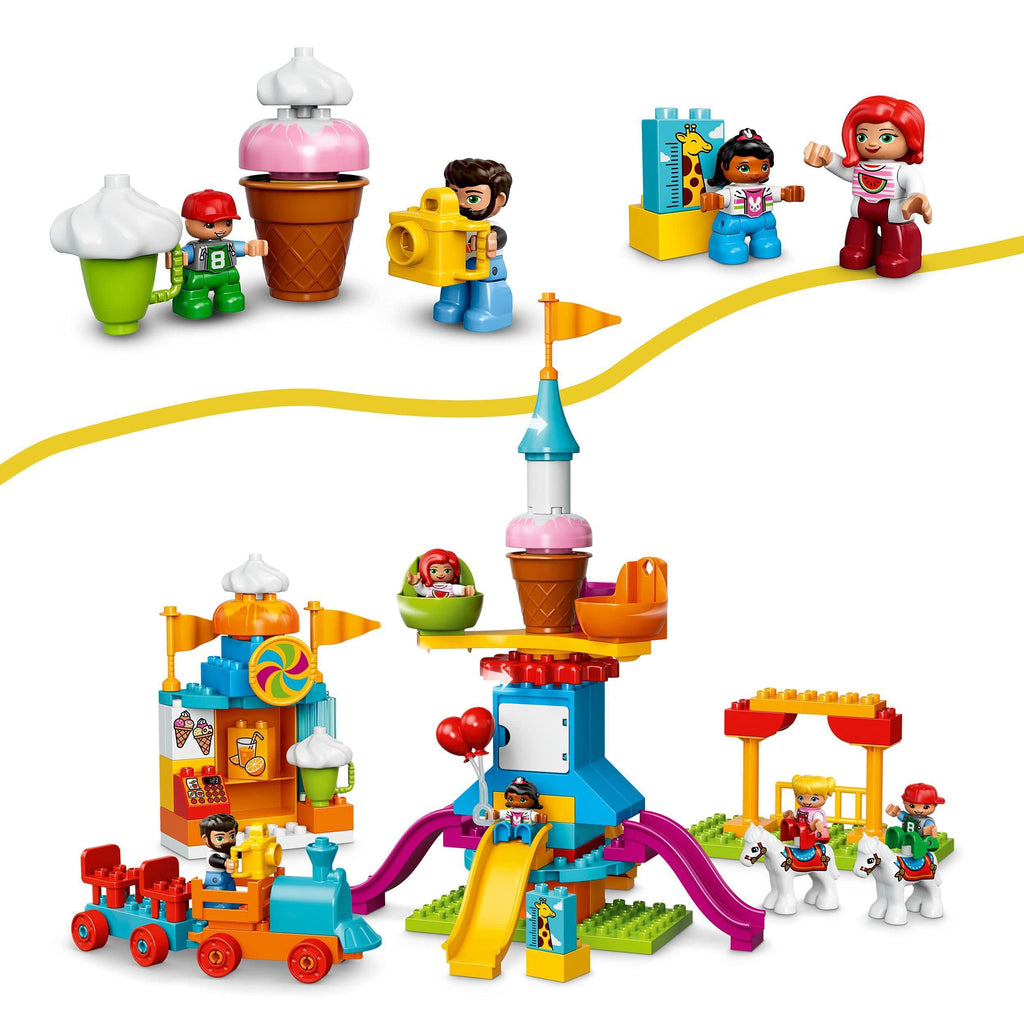 LEGO DUPLO Big Fair Amusement Park Building Set (10840)