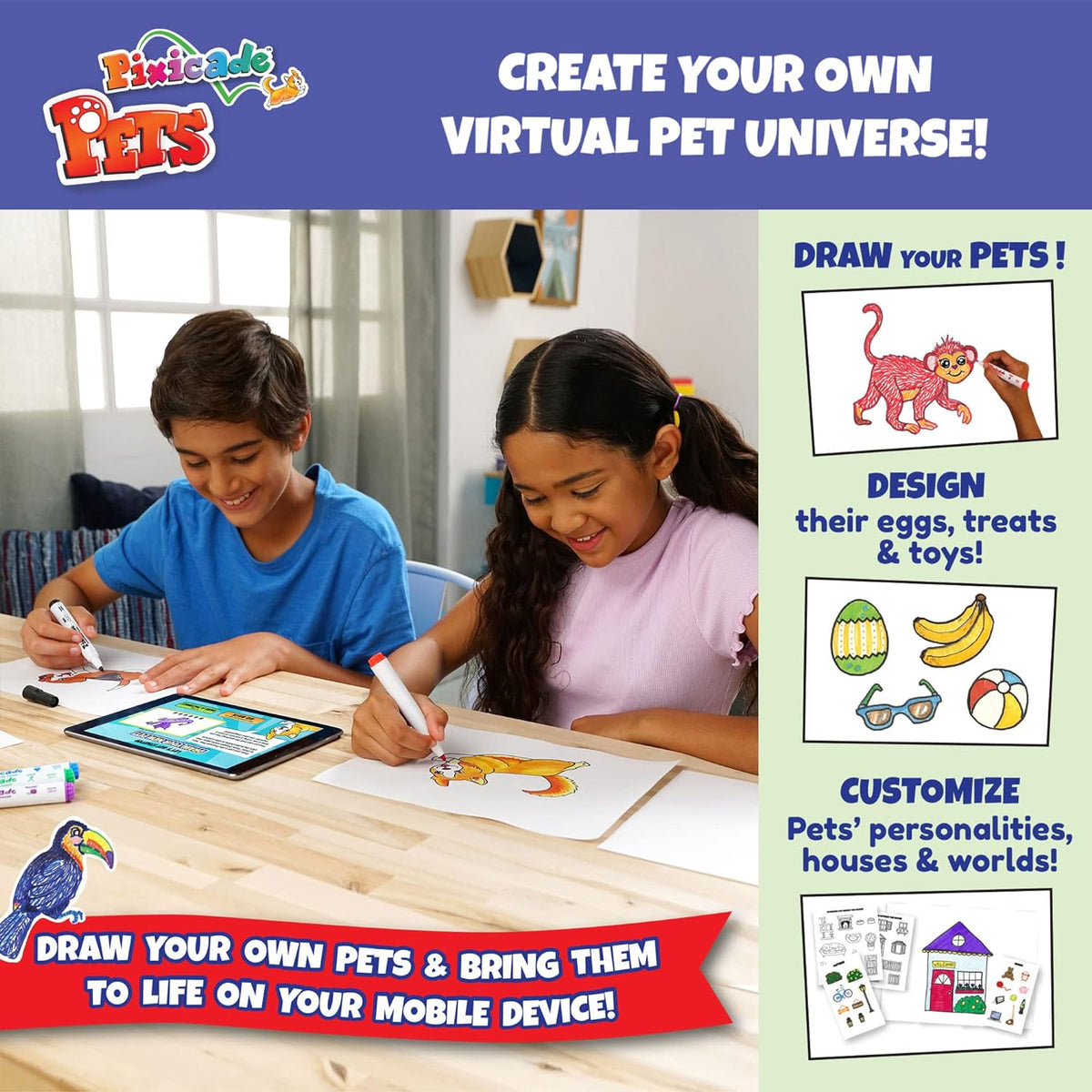 Playable Drawings Creative Game, Turn Art into Video Games, Ages 6–10