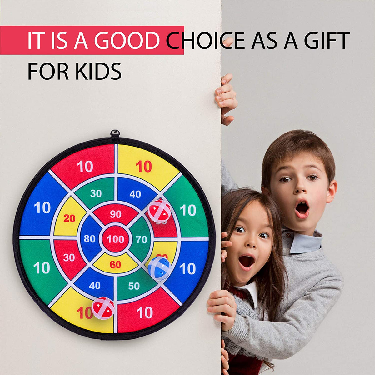 Bullseye Challenge Sticky Ball Dart Game