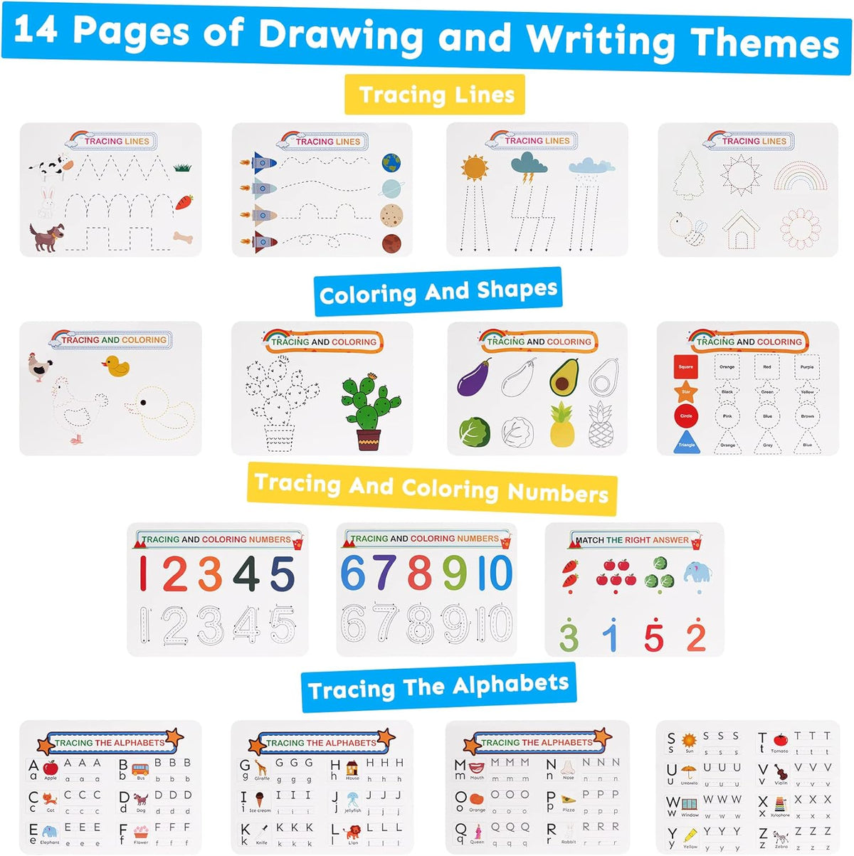 Montessori Color Learning Binder with 10 Preschool Activities
